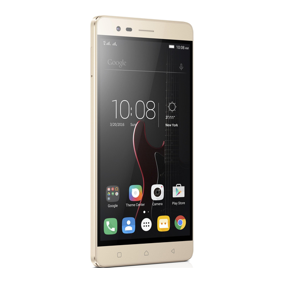 Lenovo VIBE K5 Note Quick Start Manual