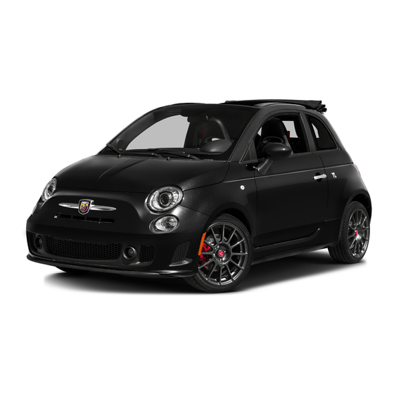 Fiat 500 ABARTH CABRIO 2018 User Manual