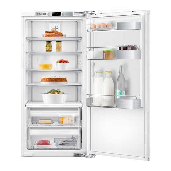 Grundig GTNI 10320 Built-in Refrigerator Manuals