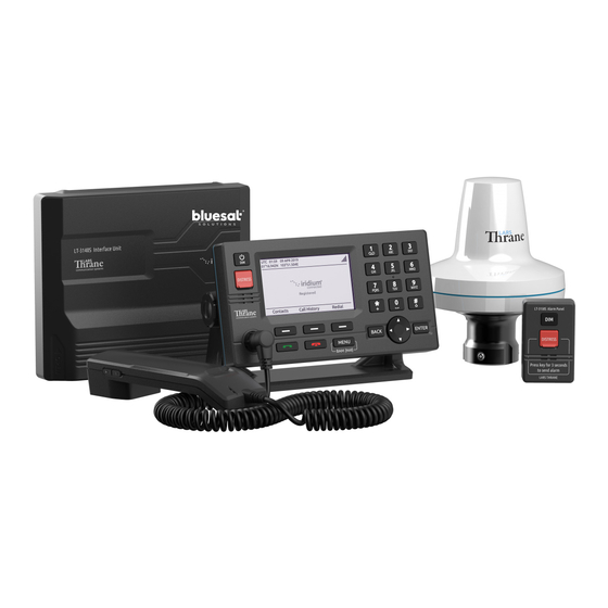 Lars Thrane iridium LT-3100S User & Installation Manual