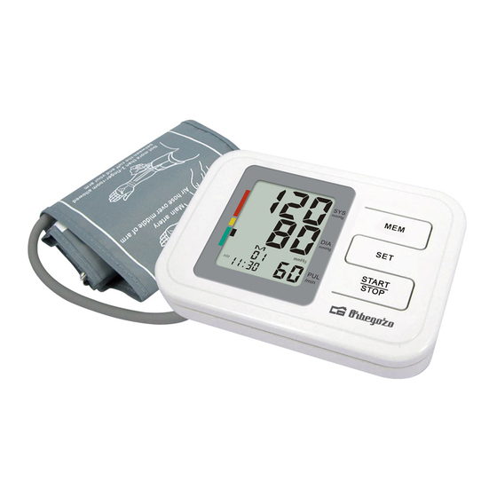 Orbegozo TES 4650 Blood Pressure Monitor Manuals