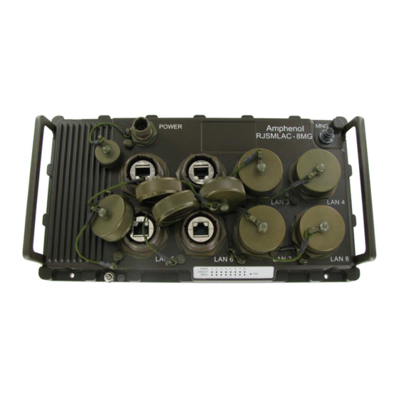 Amphenol Socapex RJSMLAC 8MG CAPS VAC Hardware User Manual