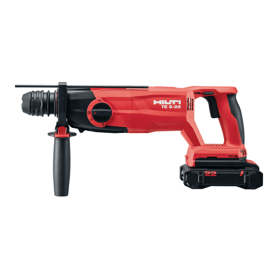 Hilti NURON TE 5-22 User Manual