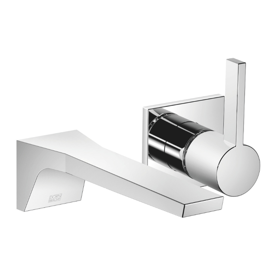 Dornbracht LISSE 36 860 705 Series Installation Instructions Manual