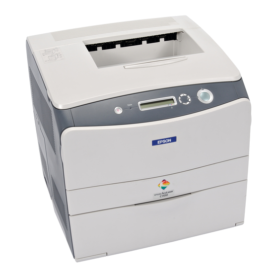 Epson AcuLaser C1100 Series Paper Jam Manual
