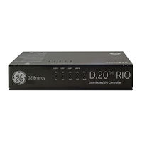 GE D.20 RIO Hardware User Manual