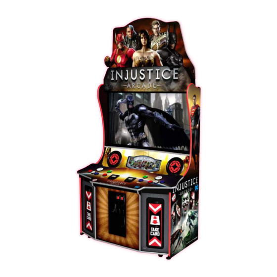 Raw Thrills Injustice Arcade Operator's Manual