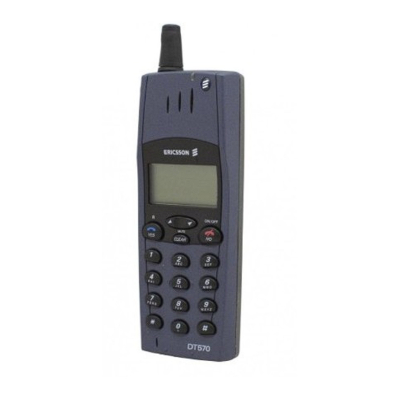 Ericsson DT570 Quick Reference Manual