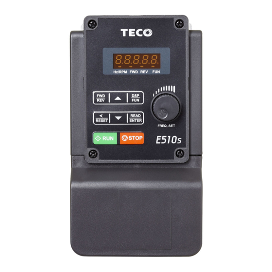 TECO E510s Series Manuals