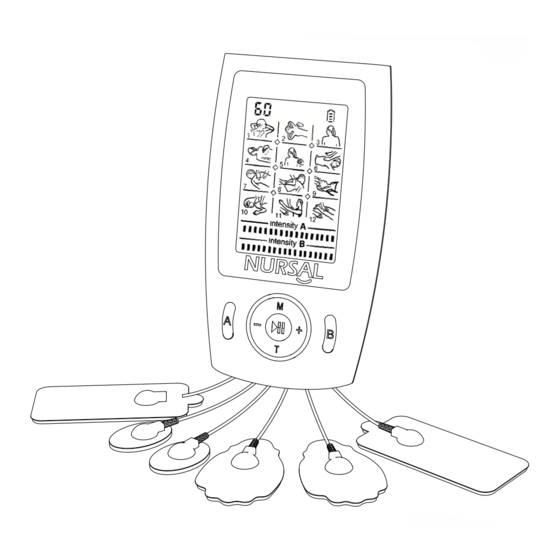 NURSAL PL-029G Channel EMS TENS Manuals