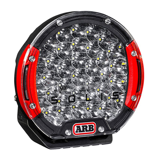 ARB INTENSITY SOLIS User Manual