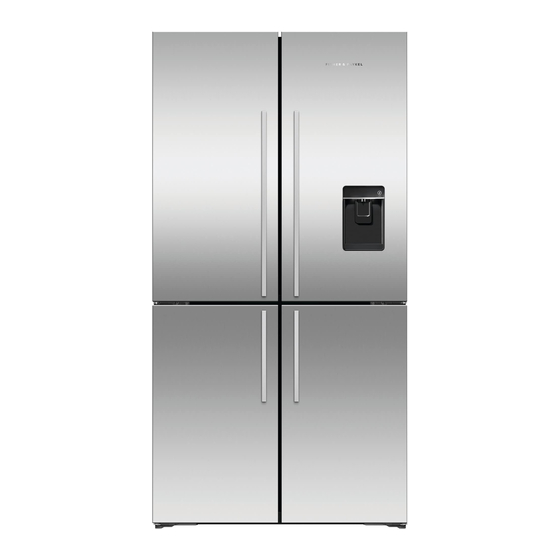 Fisher & Paykel ACTIVESMART RF203Q Installation Manual/User Manual