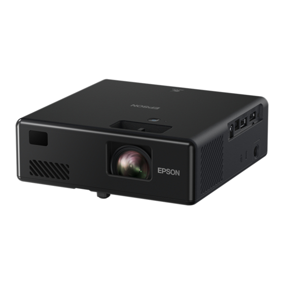 Epson EF-11 Quick Start Manual