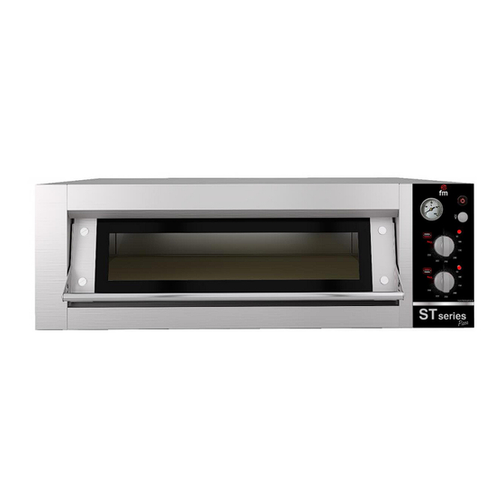 FM Pizza ST Series Instruction Manual And Installation Manual