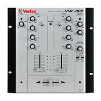 Vestax VMC-002 Manual