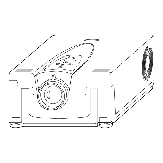 3M Multimedia Projector MP8625 Operator's Manual