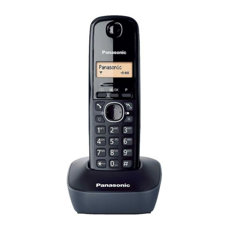 Panasonic KX-TG1611FX Operating Instructions Manual