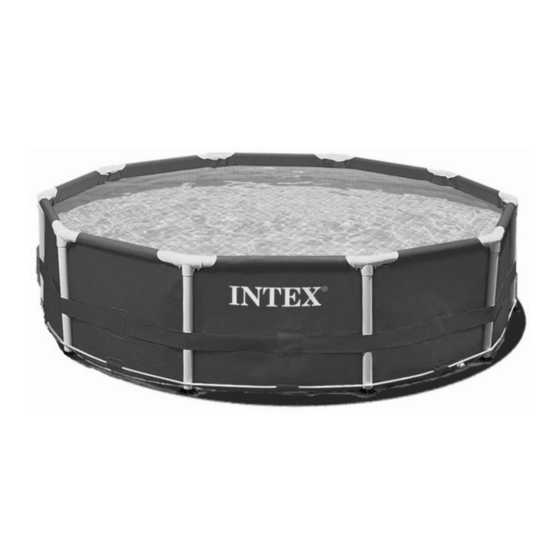 Intex Round metal Frame Pool Manuals