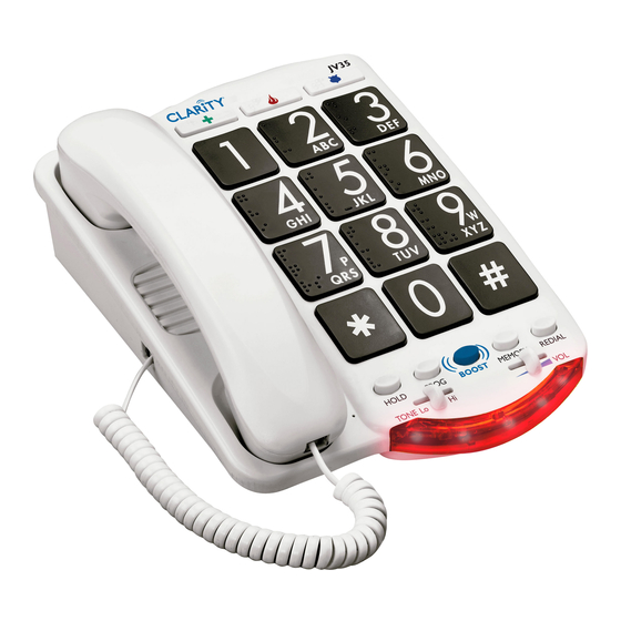 Ameriphone Talking Phone JV-35 Operating Instructions Manual