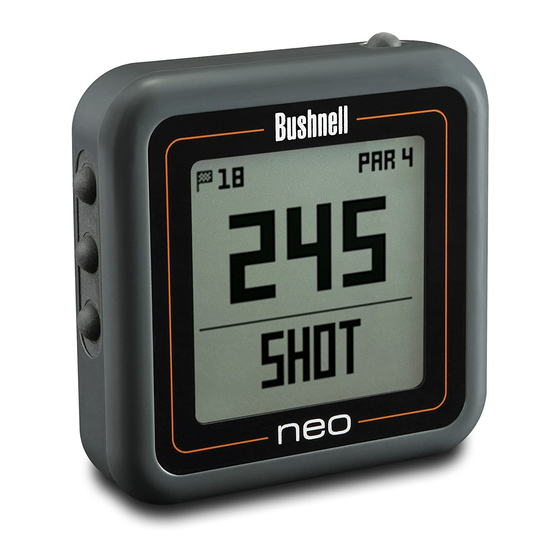Bushnell Neo Ghost Quick Start Manual