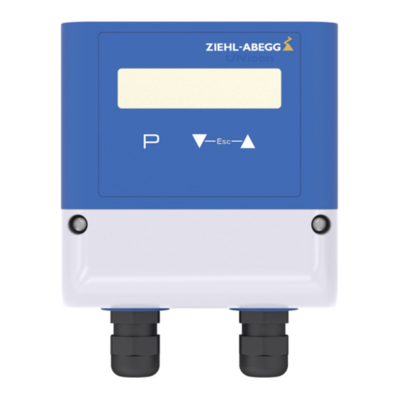 ZIEHL-ABEGG UNIcon CTG-150AV Operating Instructions Manual