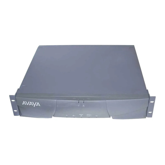 Avaya S8700 Manual