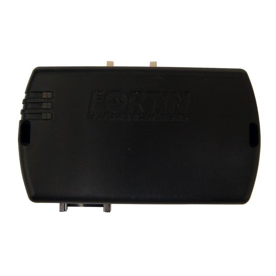 Fortin EVO CHR T1 Installation Manual