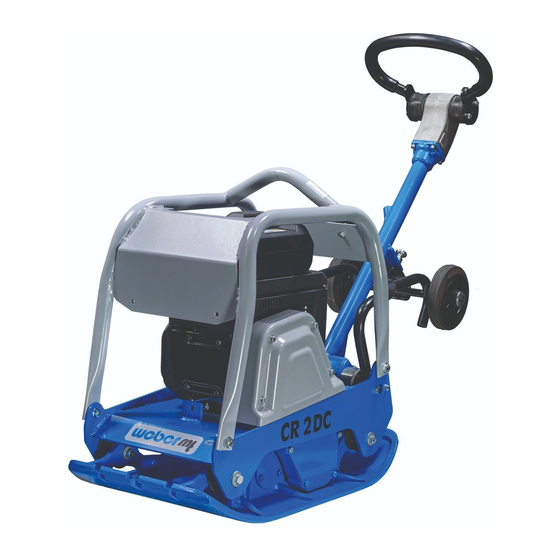 Weber mt CR 2 DC Operating And Maintenance Manual