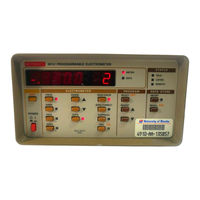 Keithley 6512 Instruction Manual