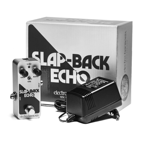 Electro-Harmonix Slap-Back Echo Manual