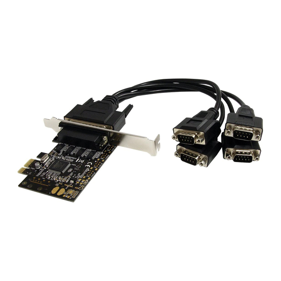 StarTech.com PEX4S553B Instruction Manual