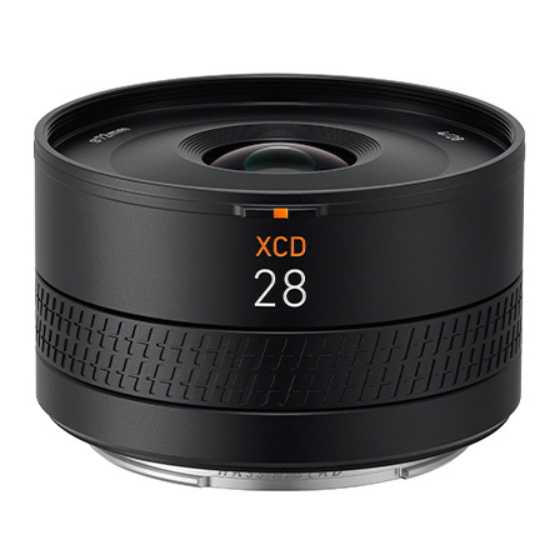 Hasselblad XCD 4,0/28P Manuals