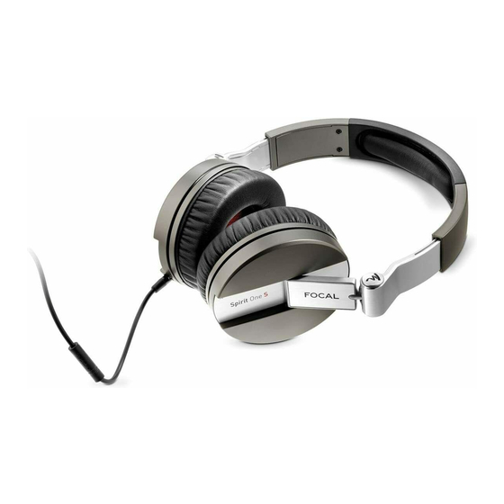 Focal Spirit One S User Manual
