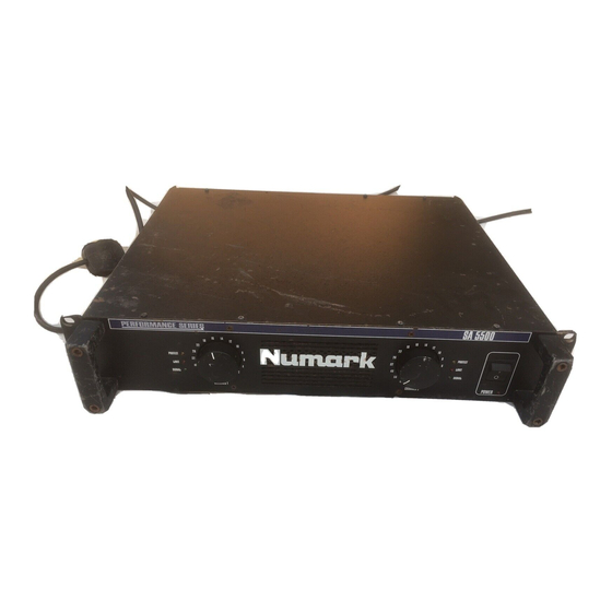 Numark SA3000 Owner's Manual