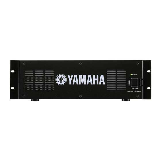 Yamaha PW800W Service Manual