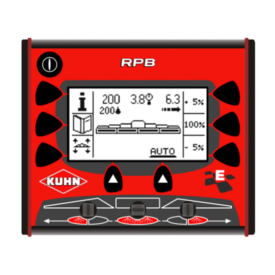 KUHN RPB Manuals