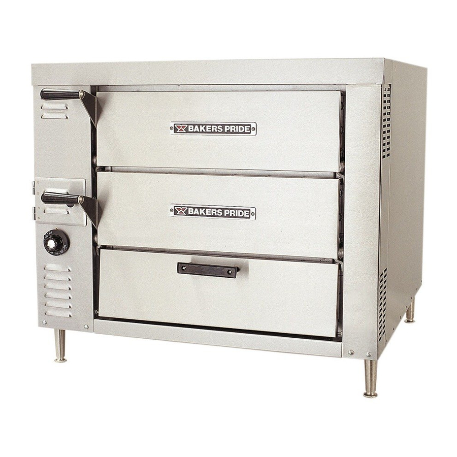 Bakers Pride GP-52 Double Specifications