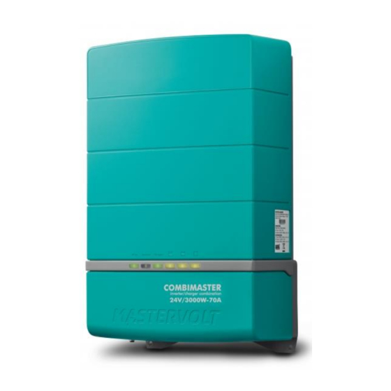 Mastervolt CombiMaster 12V/2000W 100A User And Installation Manual