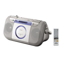 Sony CFD-E100WHITE Operating Instructions