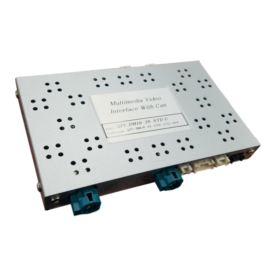 Sune Technology QPI BM16 3S Installation Manual