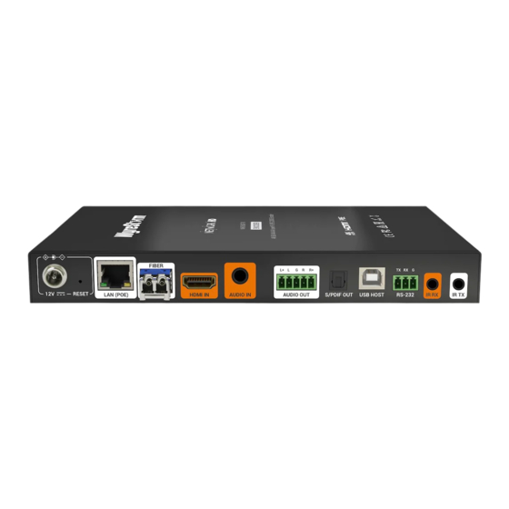 Wyrestorm NetworkHD NHD-500-TX Quick Start Manual
