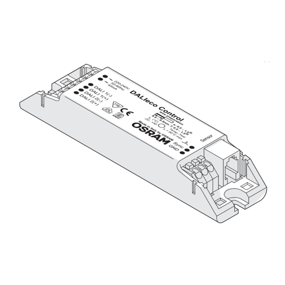 Osram Regiolux CUA 2 Series Instructions Manual
