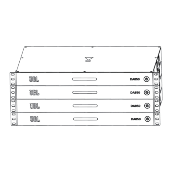 User Manuals: JBL DA1650 Distribution Amplifier