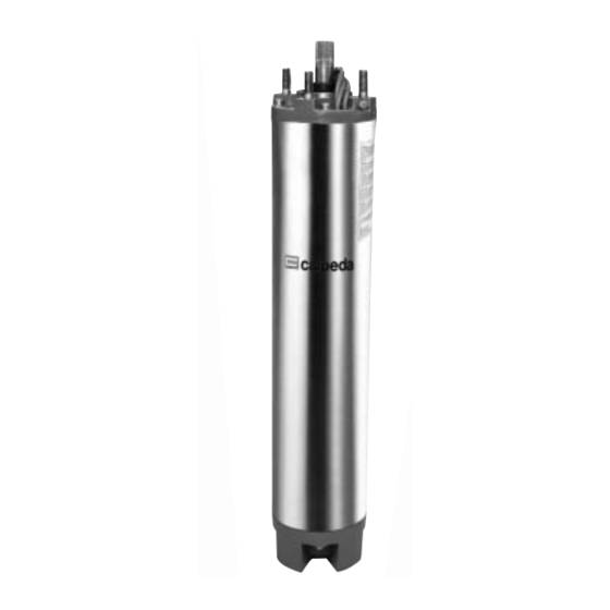 Calpeda CS-R Series Use And Maintenance Instructions
