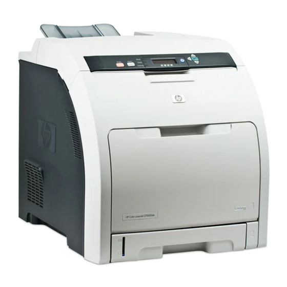 HP Color LaserJet CP3505 Series Manuals