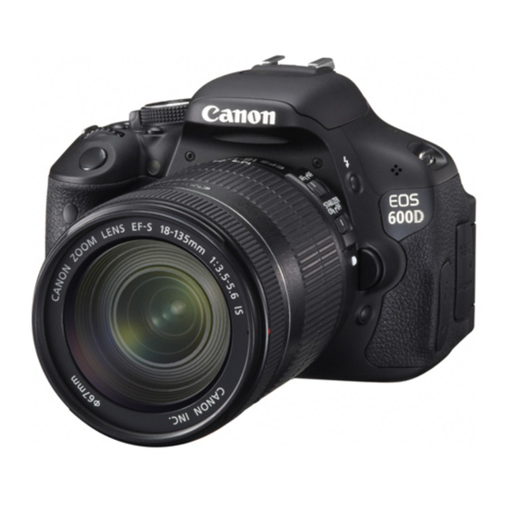 Canon EOS 600D Technical Specifications