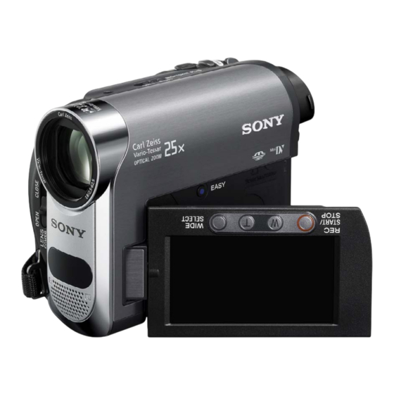 Sony Handycam DCR-HC48E Service Manual