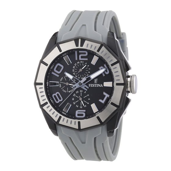 Festina M6P23 Instruction Manual