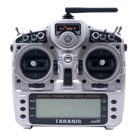 FrSky Taranis Setup Manual
