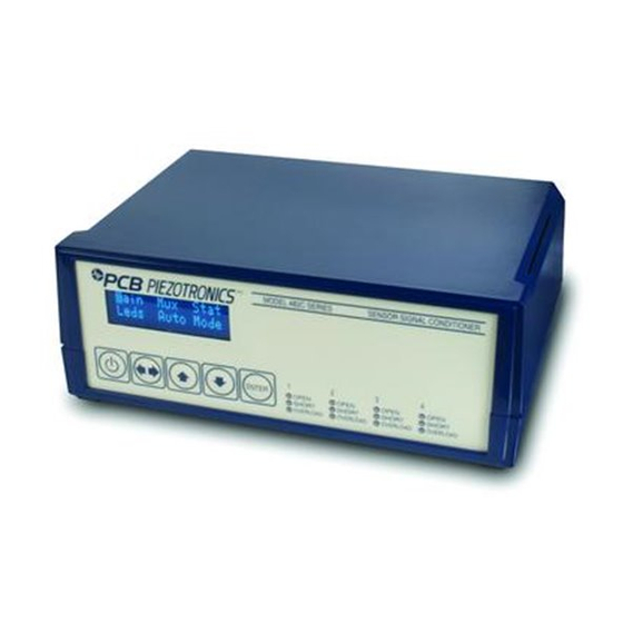 PCB Piezotronics 482C27 Installation And Operating Manual